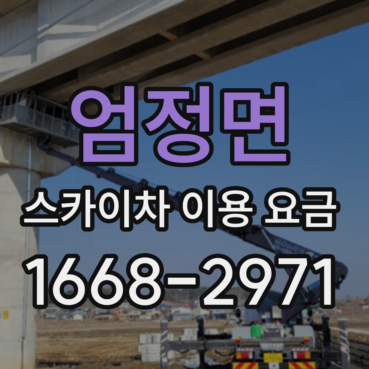엄정면 스카이차 이용 요금