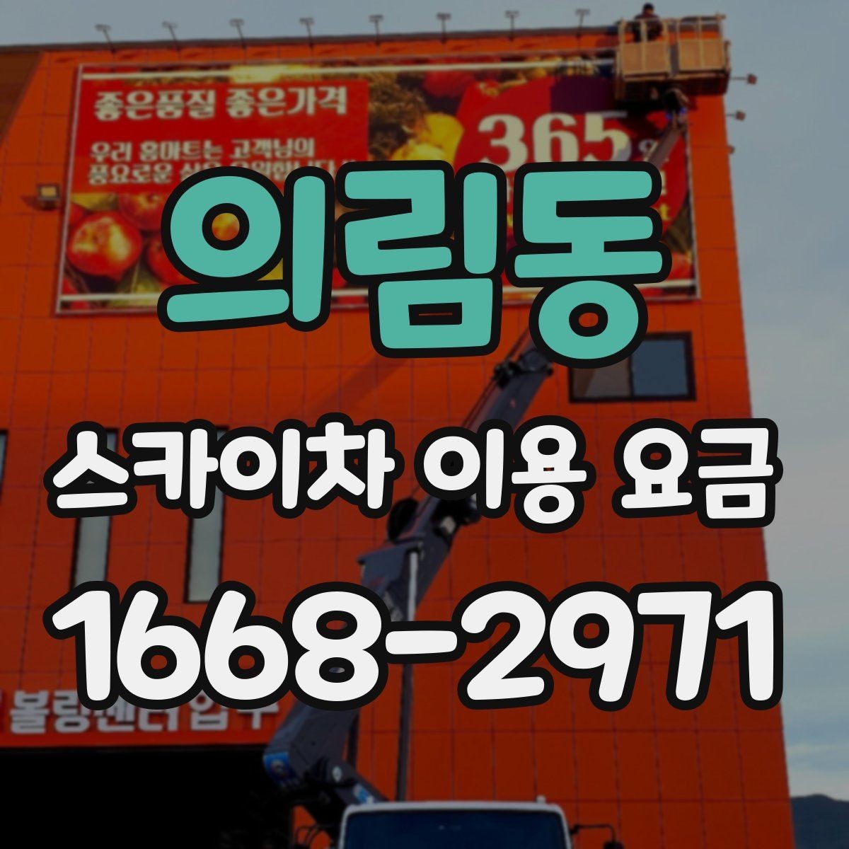 의림동 스카이차 이용 요금 확인 전 알아야 할 기본 조건