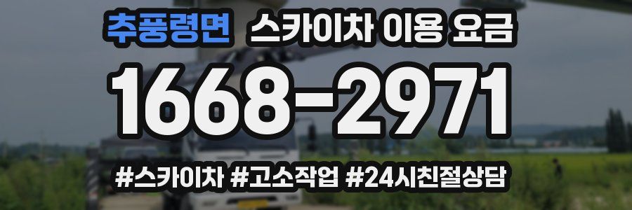 추풍령면 스카이차 이용 요금