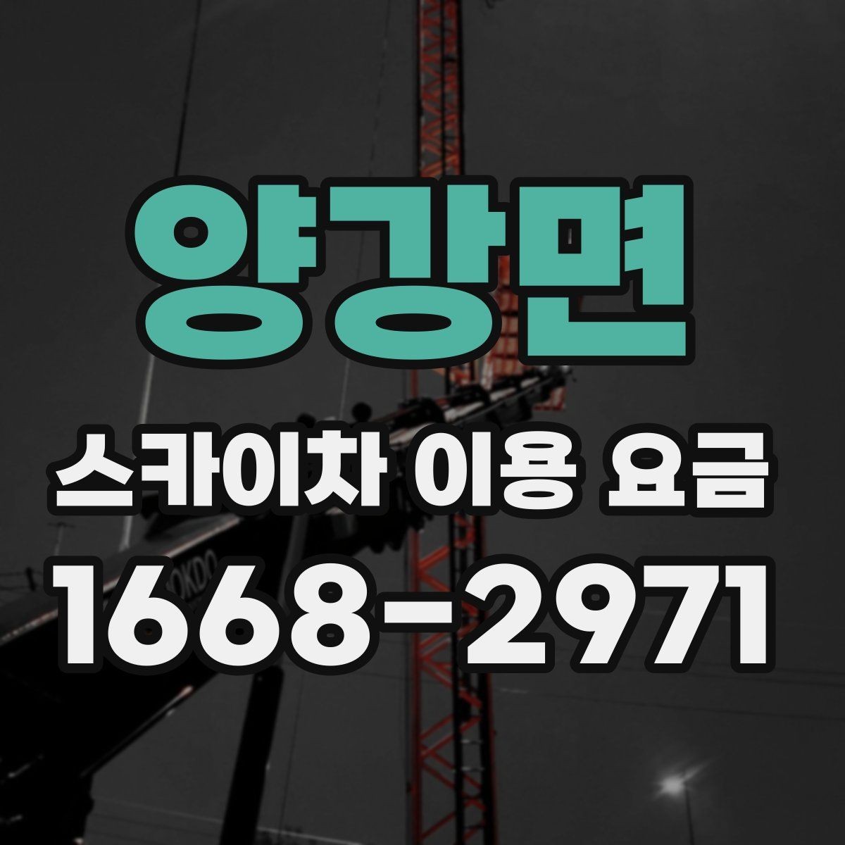 양강면 스카이차 이용 요금 확인 시 비교해야 할 조건