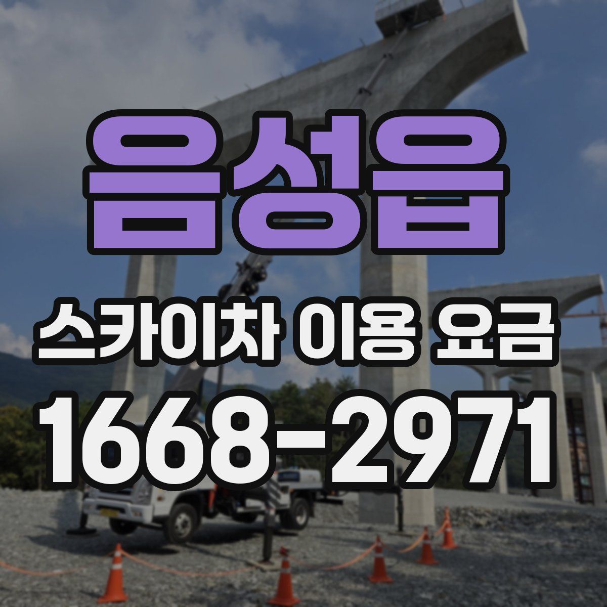 음성읍 스카이차 이용 요금