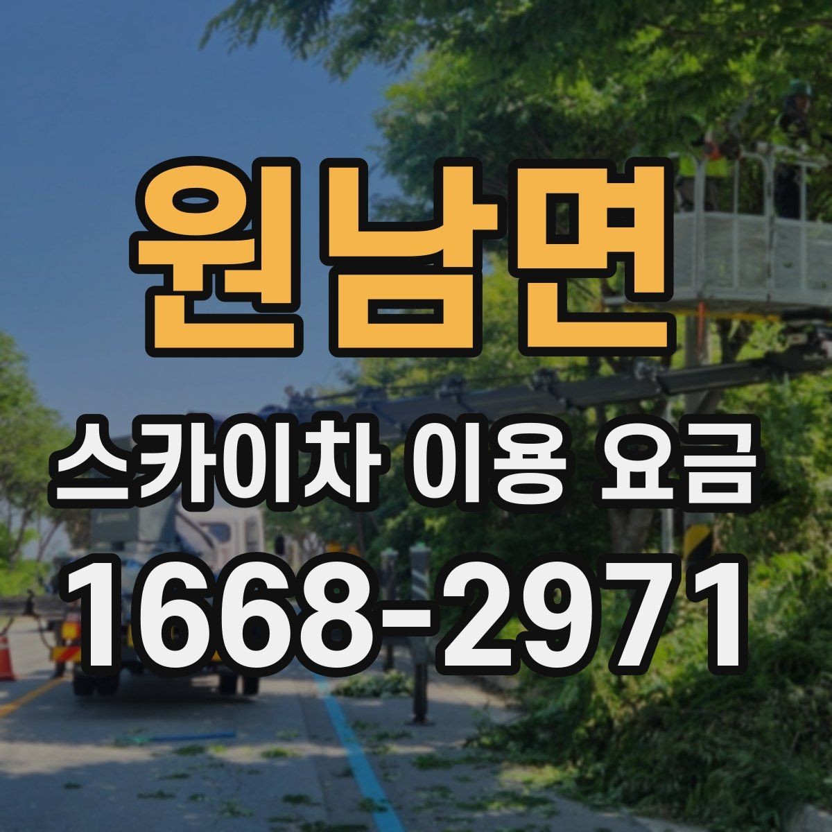 원남면 스카이차 이용 요금 확인할 때 알아두면 편한 점