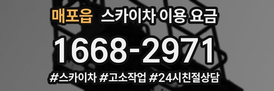 매포읍 스카이차 이용 요금