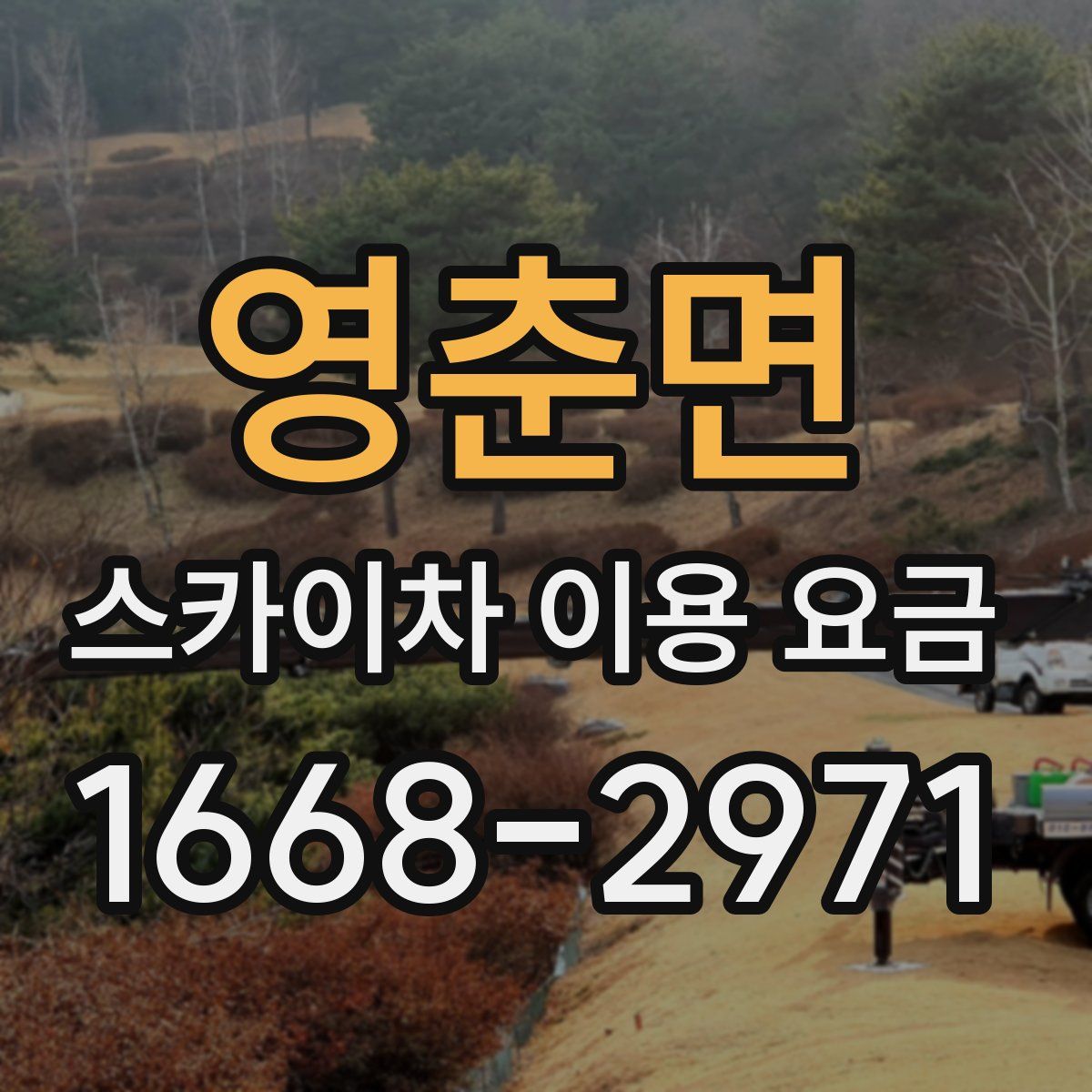 영춘면 스카이차 이용 요금