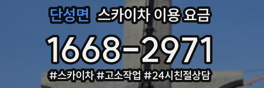 단성면 스카이차 이용 요금