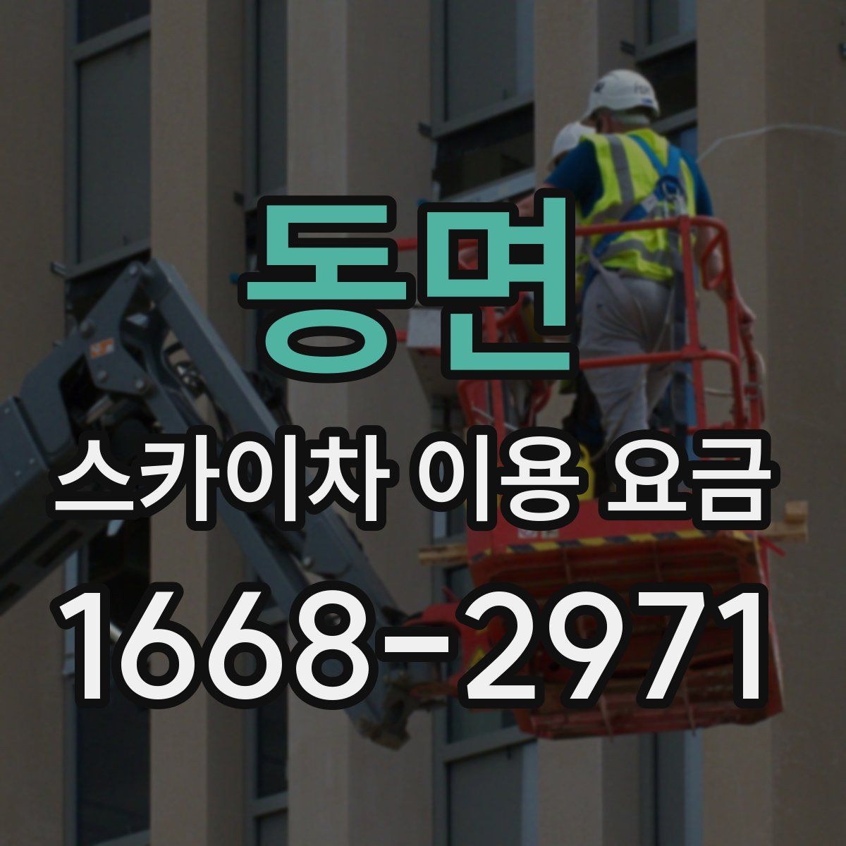 동면 스카이차 이용 요금