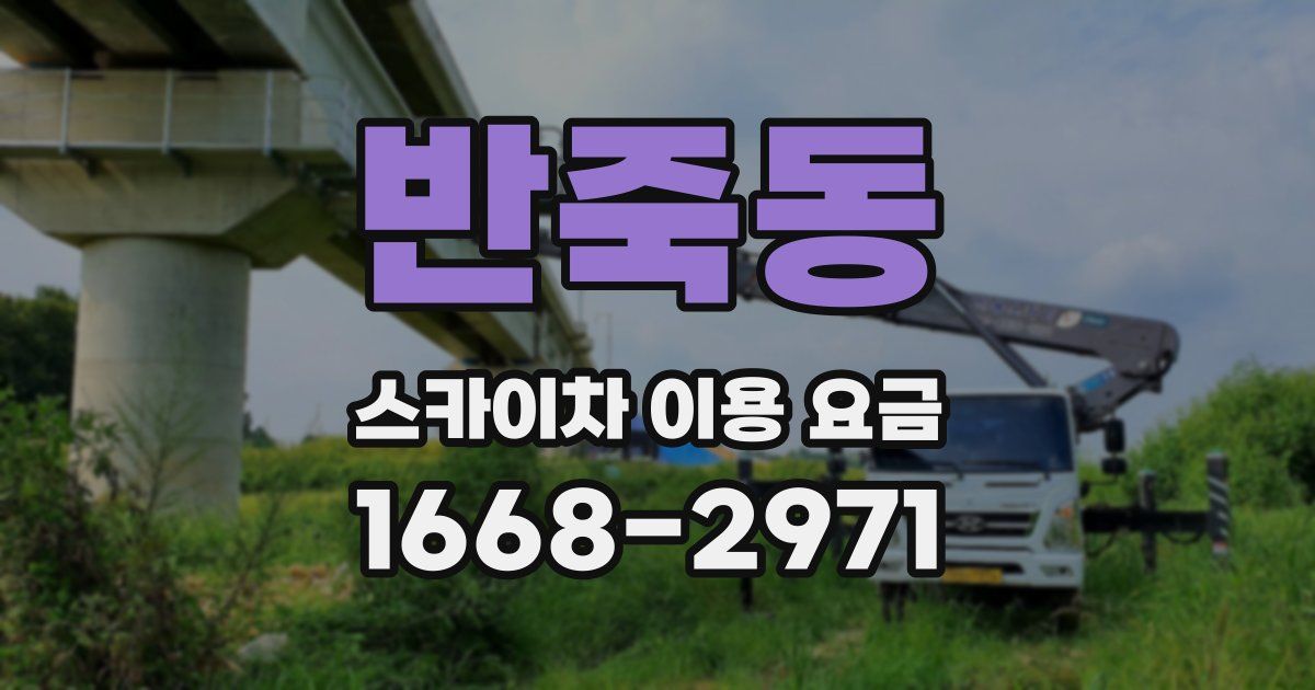 반죽동 스카이차 이용 요금