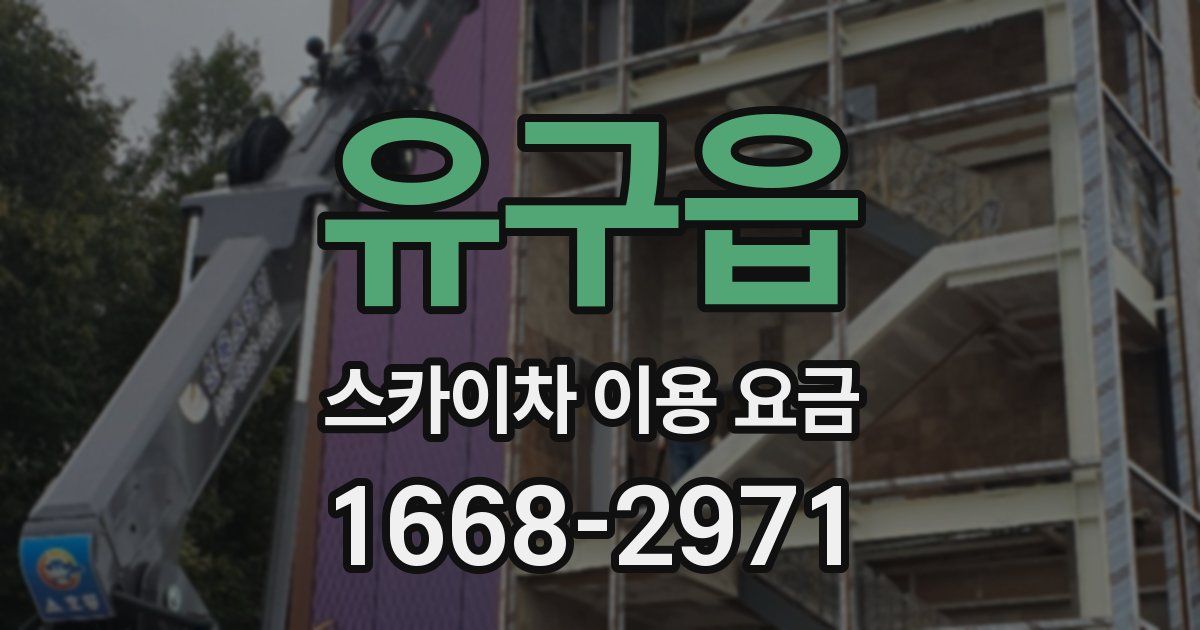 유구읍 스카이차 이용 요금
