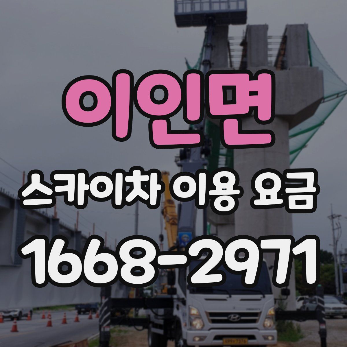 이인면 스카이차 이용 요금