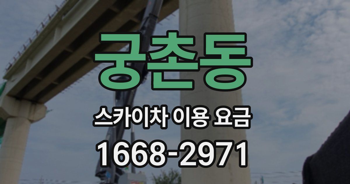궁촌동 스카이차 이용 요금