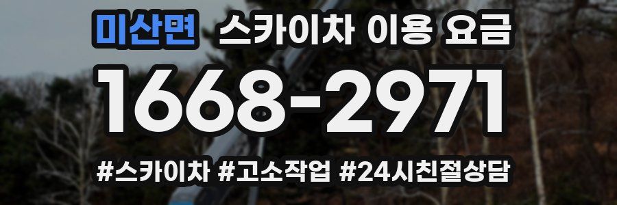 미산면 스카이차 이용 요금