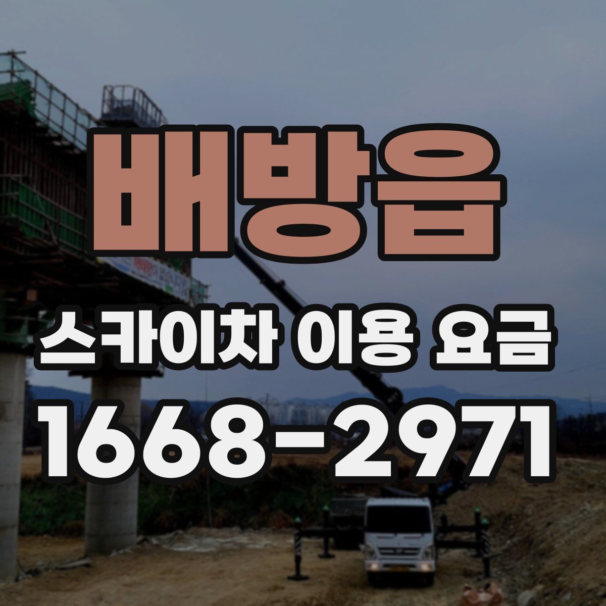 배방읍 스카이차 이용 요금