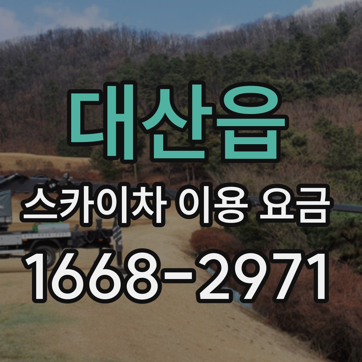 대산읍 스카이차 이용 요금
