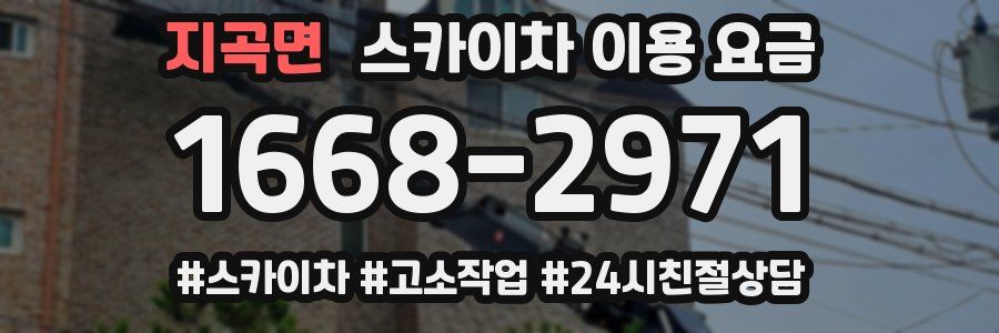 지곡면 스카이차 이용 요금