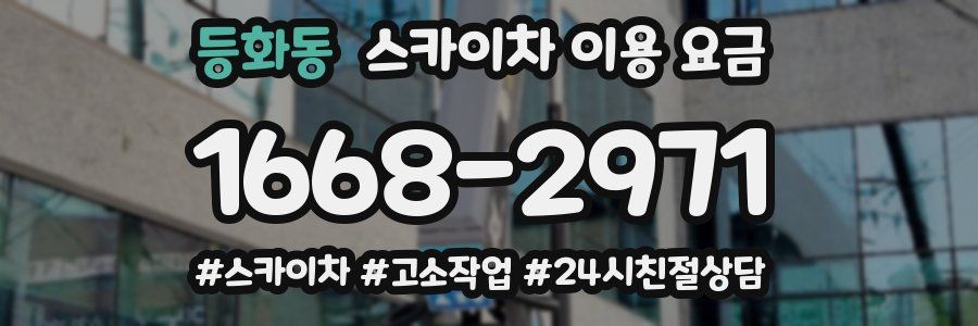 등화동 스카이차 이용 요금