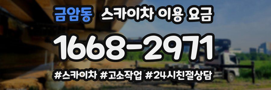 금암동 스카이차 이용 요금