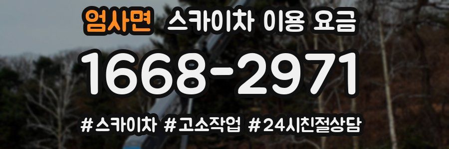 엄사면 스카이차 이용 요금