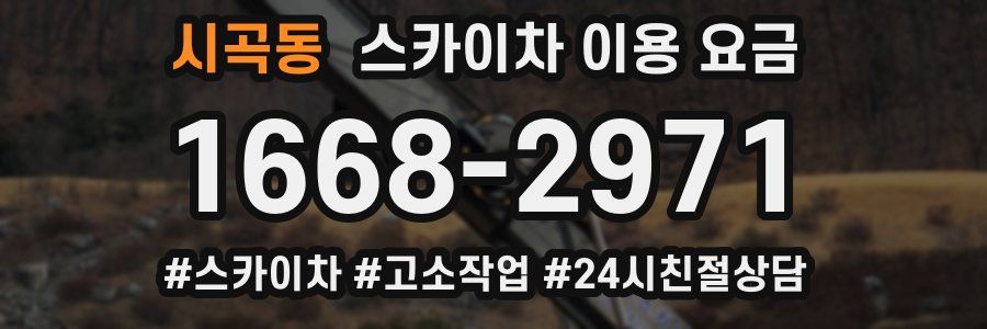 시곡동 스카이차 이용 요금