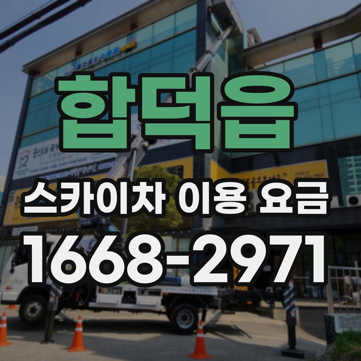 합덕읍 스카이차 이용 요금