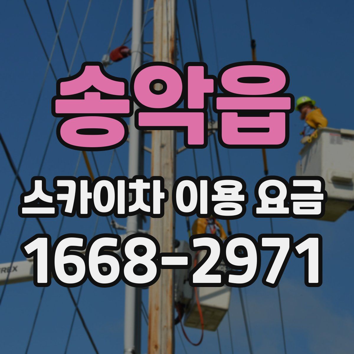 송악읍 스카이차 이용 요금
