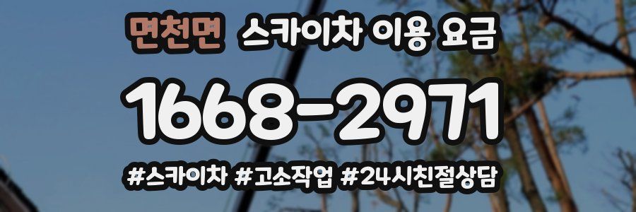 면천면 스카이차 이용 요금