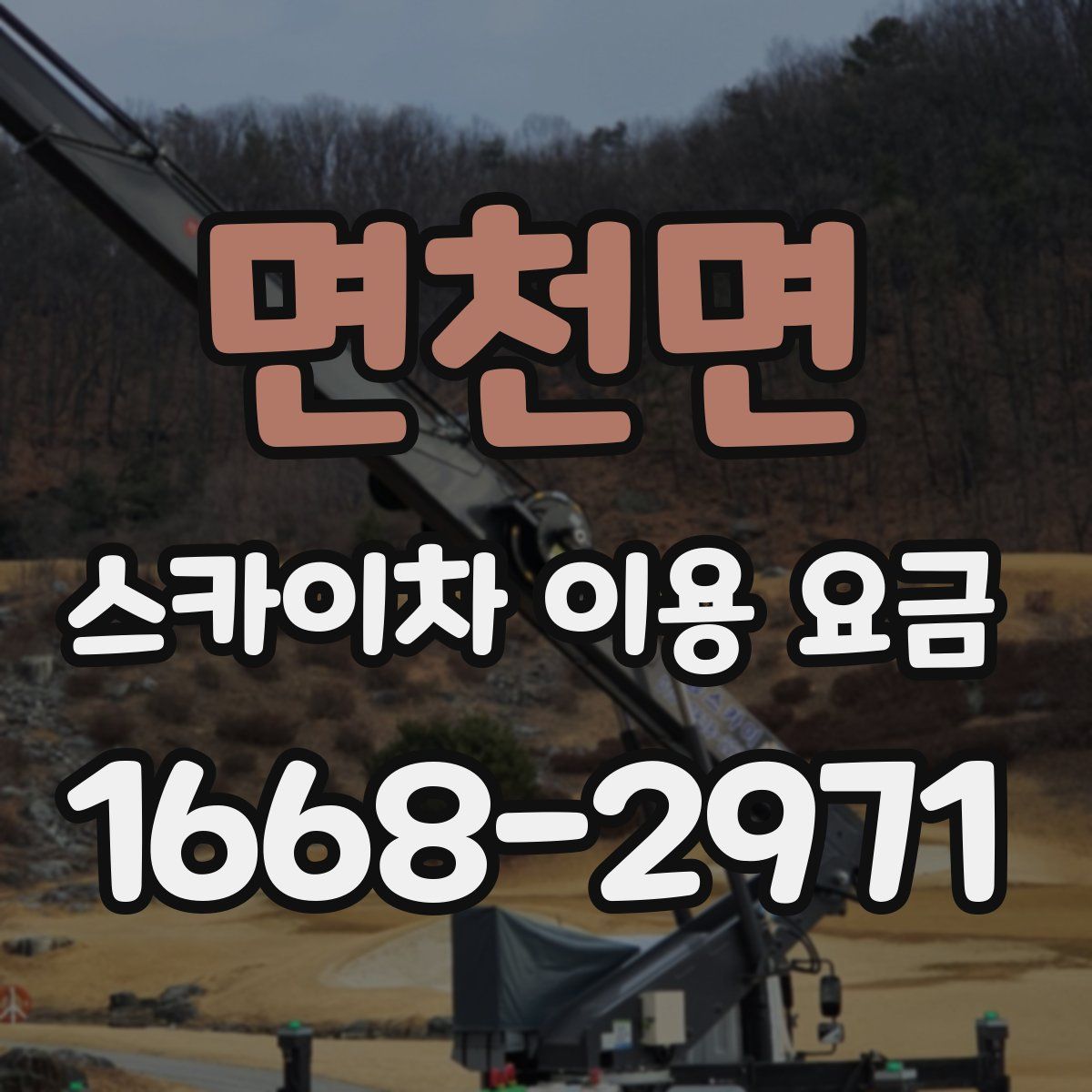 면천면 스카이차 이용 요금