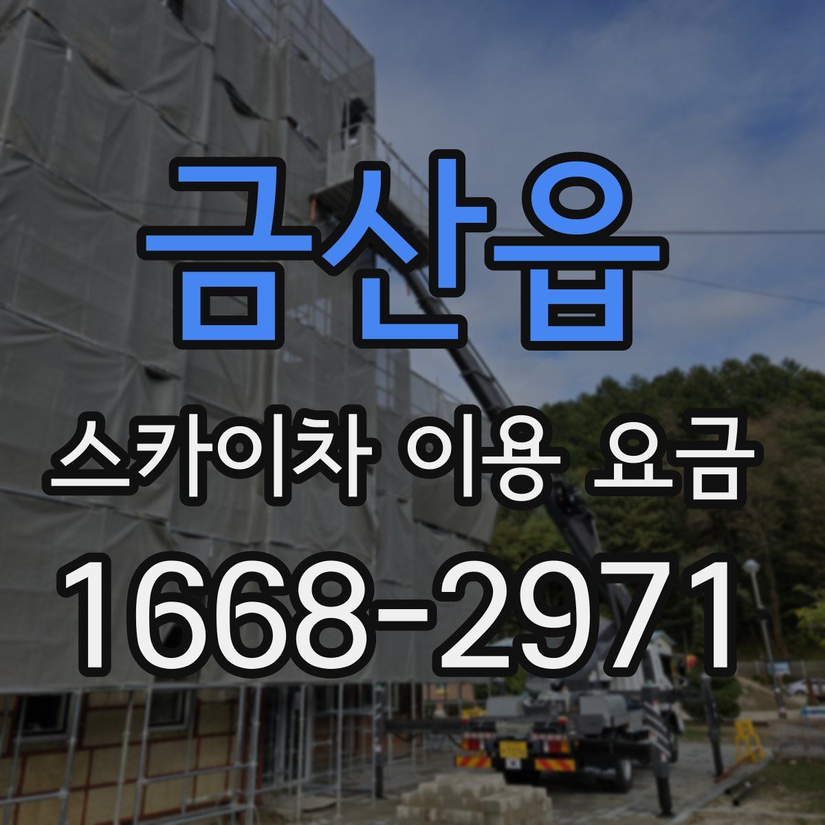 금산읍 스카이차 이용 요금