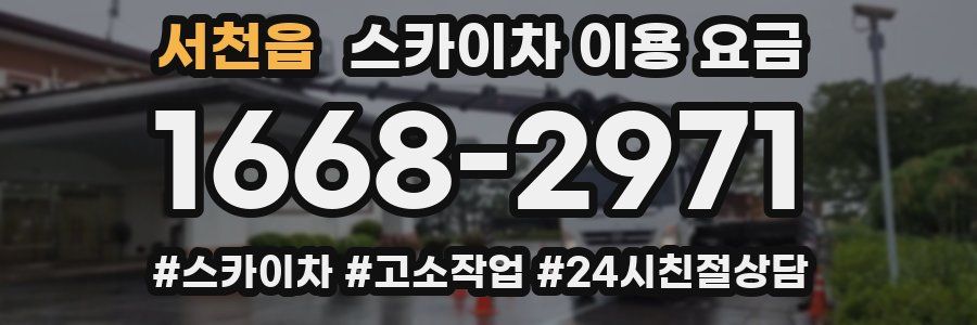 서천읍 스카이차 이용 요금
