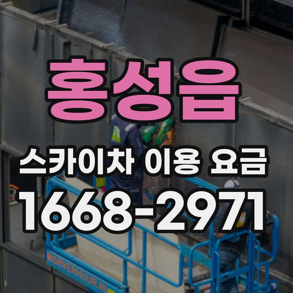 홍성읍 스카이차 이용 요금