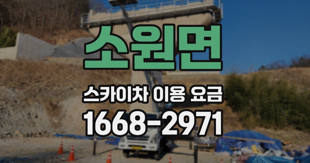 소원면 스카이차 이용 요금