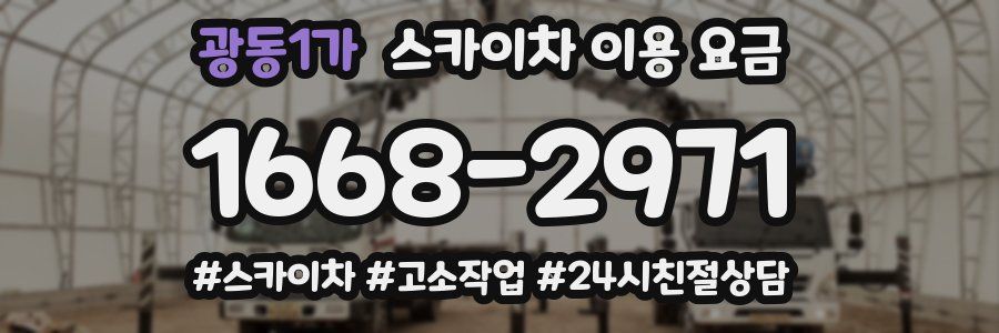 광동1가 스카이차 이용 요금
