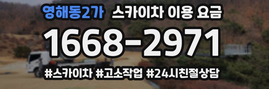 영해동2가 스카이차 이용 요금