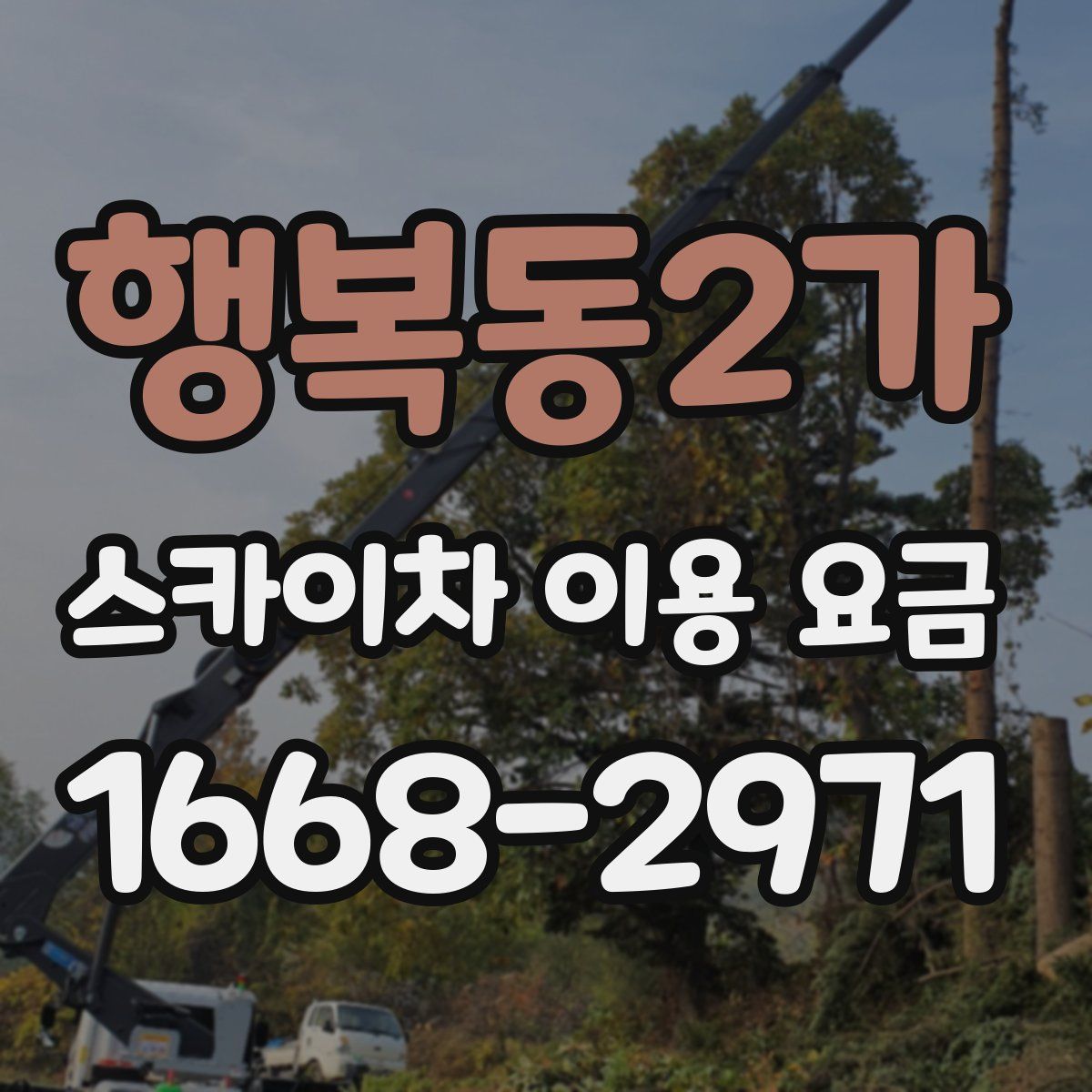 행복동2가 스카이차 이용 요금
