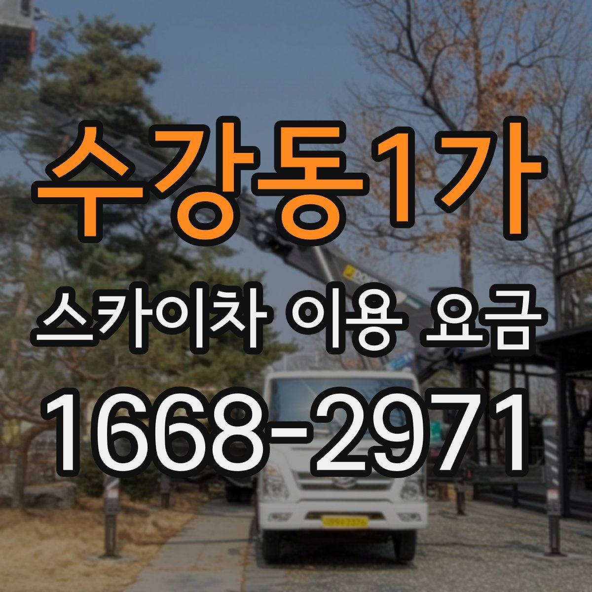 수강동1가 스카이차 이용 요금