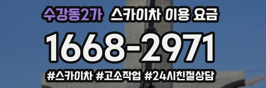 수강동2가 스카이차 이용 요금