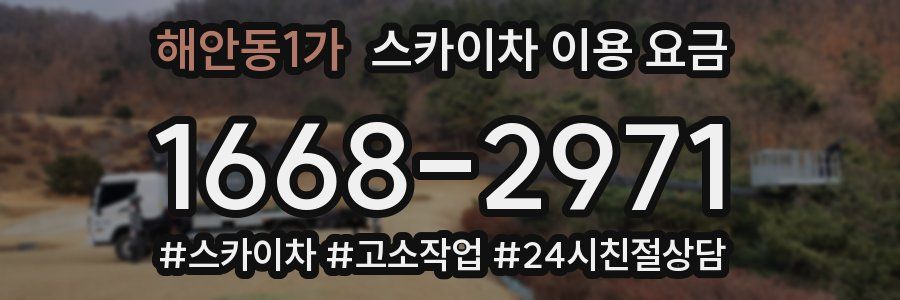 해안동1가 스카이차 이용 요금