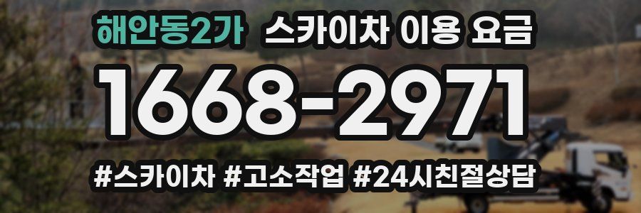 해안동2가 스카이차 이용 요금