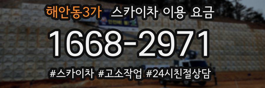 해안동3가 스카이차 이용 요금