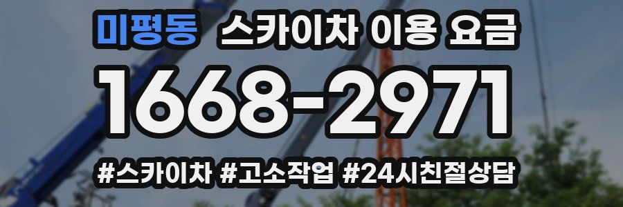 미평동 스카이차 이용 요금