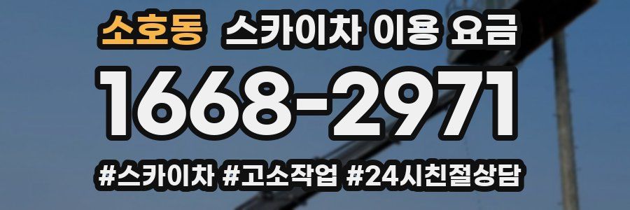 소호동 스카이차 이용 요금
