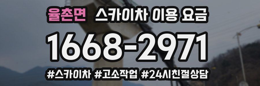 율촌면 스카이차 이용 요금