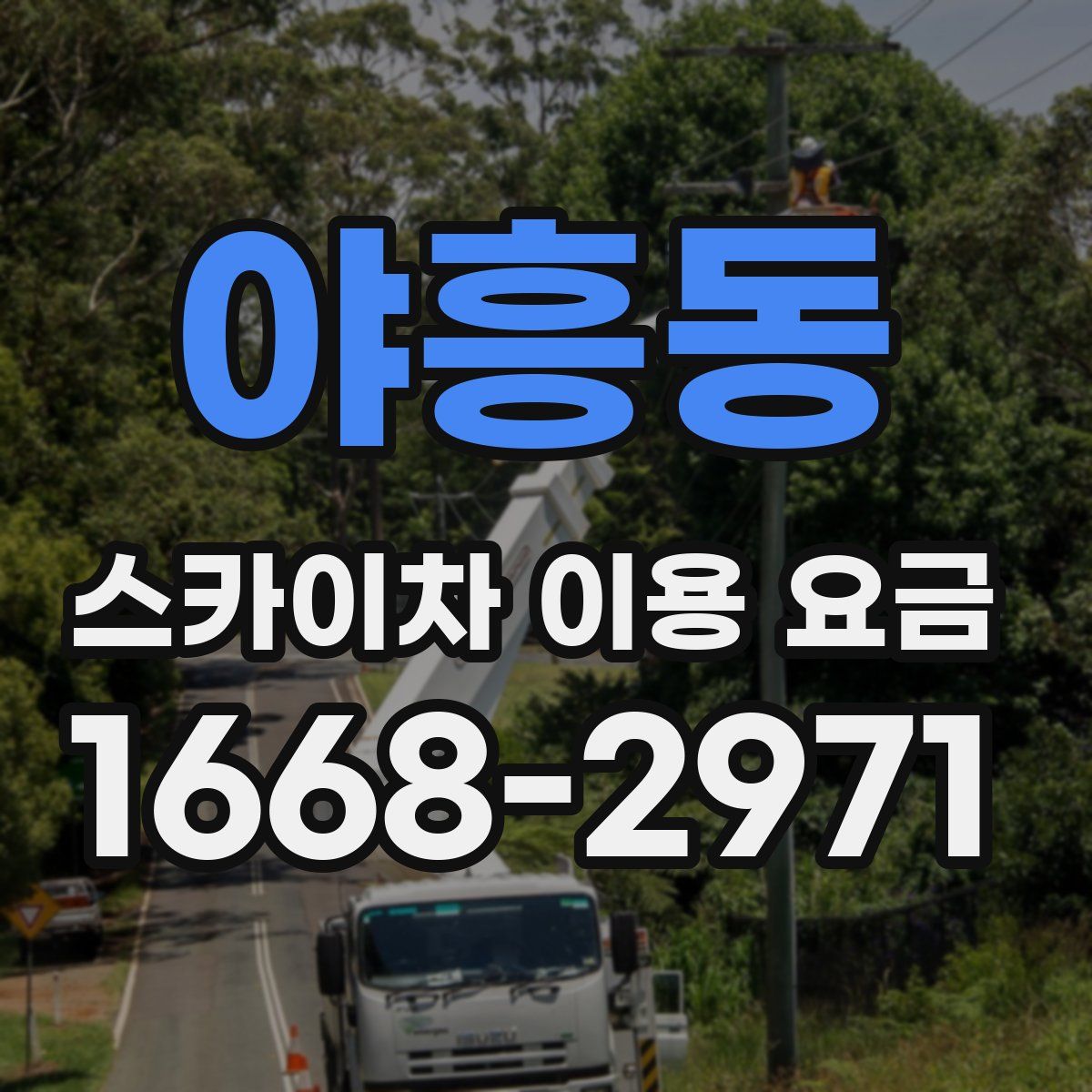 야흥동 스카이차 이용 요금
