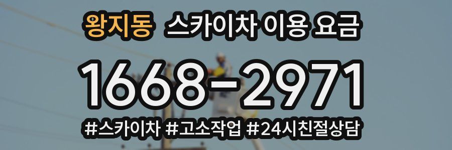 왕지동 스카이차 이용 요금