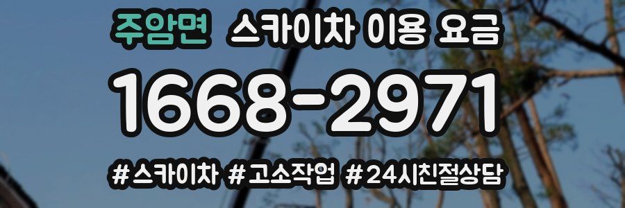 주암면 스카이차 이용 요금