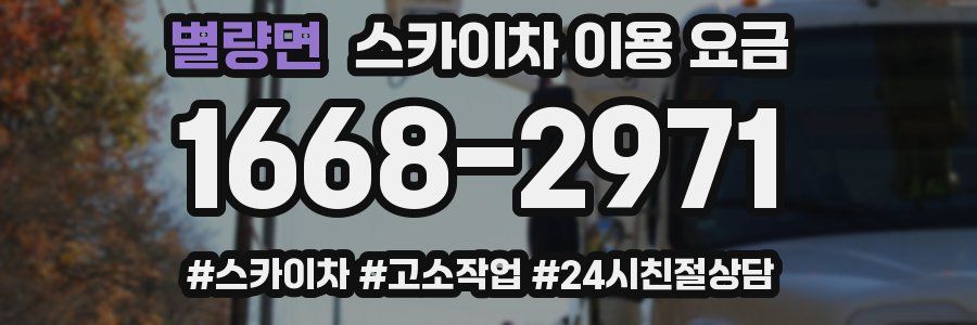 별량면 스카이차 이용 요금