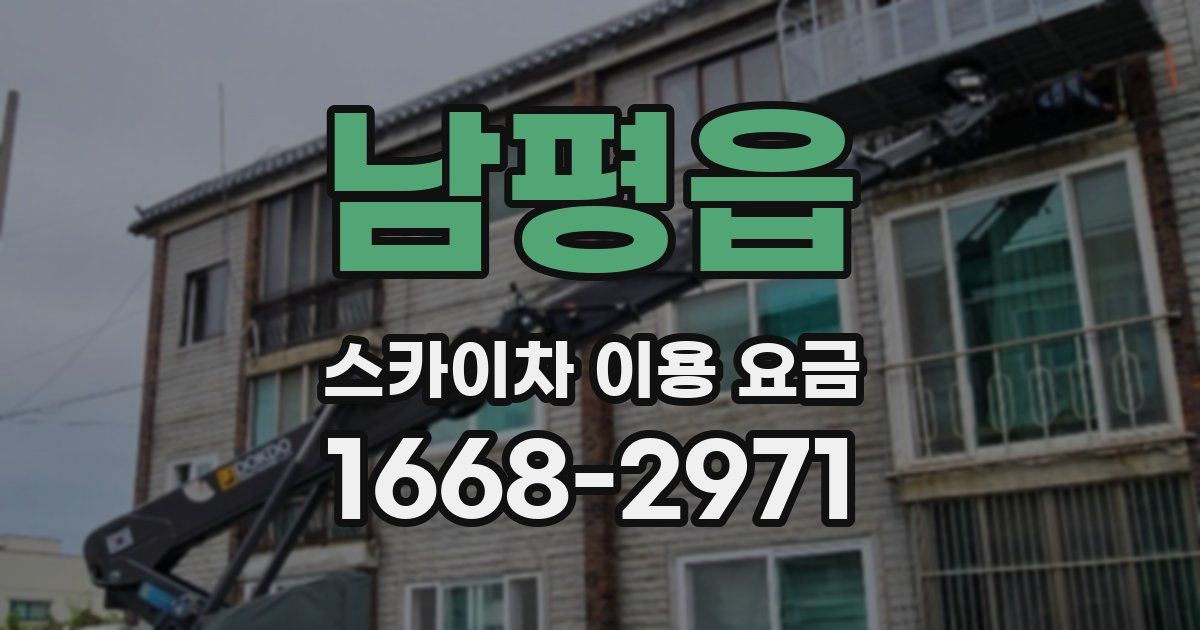 남평읍 스카이차 이용 요금