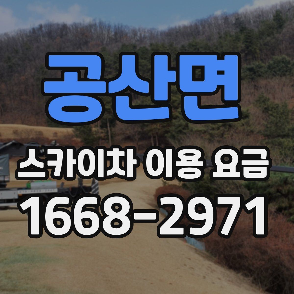 공산면 스카이차 이용 요금 안내, 초보자도 이해하기 쉽게