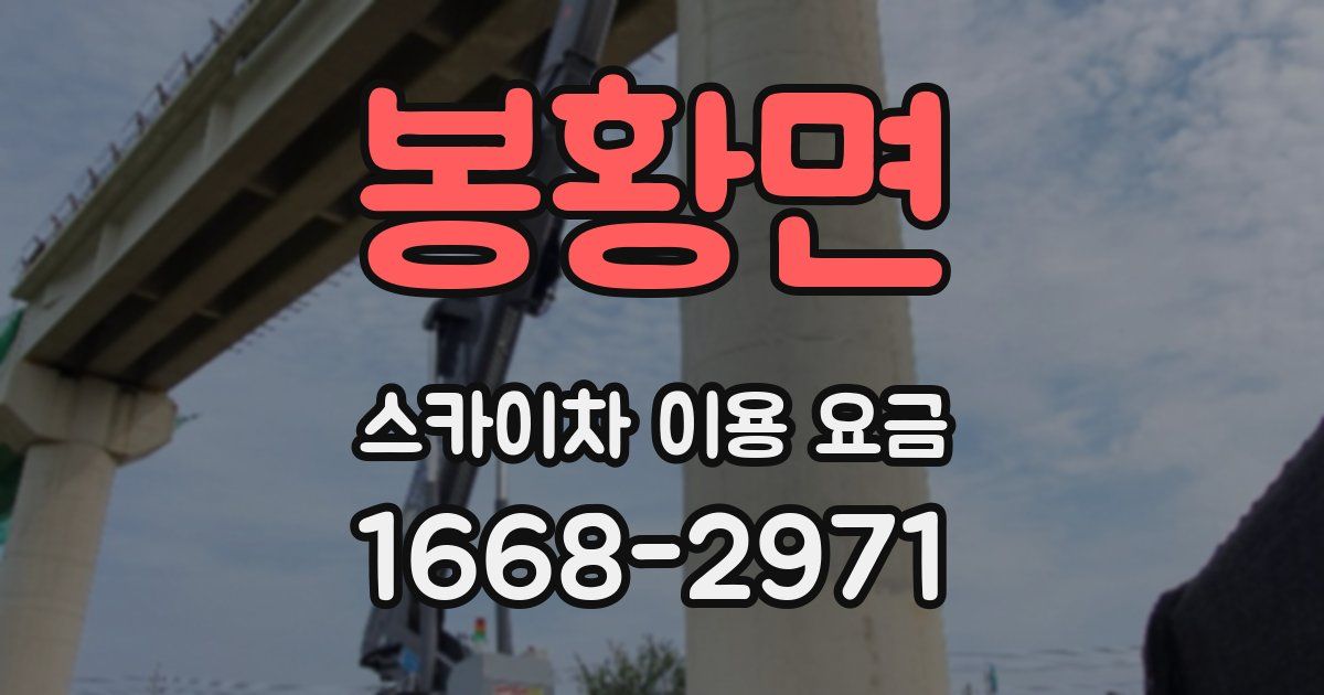 봉황면 스카이차 이용 요금