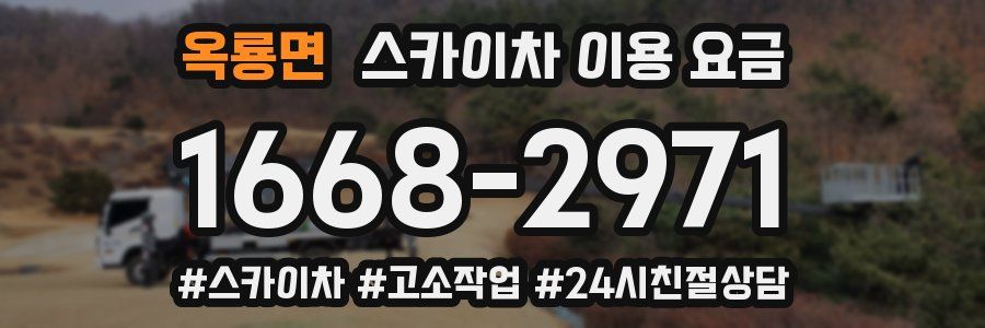 옥룡면 스카이차 이용 요금
