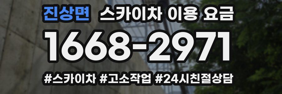 진상면 스카이차 이용 요금